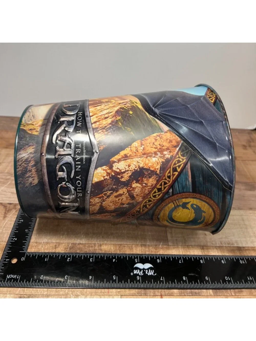 HOW To Train Your Dragon Toothless Popcorn Tin Bucket Movie Exclusive 130 Oz